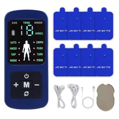 Period Pain Simulator Wehen Simulator 8 Modi Kommt mit 8 Patches Reizstromgeräte Gegen Schmerzen Periodensimulator Elektrostimulationsgerät Geeignet Für Hände Beine Taille Schultern & Nacken