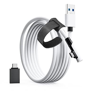 Tiergrade Link Kabel 3M Kompatibel mit Meta Quest 3/Quest 2/Pro, PICO4/Pro, High Speed PC Datenübertragung mit 5Gbps, USB3.2 gen1 zu USB C Kabel Zubehör für VR Headset und Gaming PC
