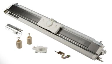 Silver-Reed SRP60N-Doppelbett für SK-280 + SK-840, Kunstoff, Weiß