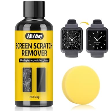 AllisWay Glaspolitur, Glas Kratzer Entferner, Kratzer Entferner Handy Display, Repariert Kleinere Kratzer auf Spiegeloberflächen, Geeignet für Mobiltelefone, Uhren und Elektronische Bildschirme, 30 g