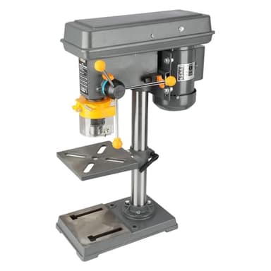 Hoteche Tischbohrmaschine Ständerbohrmaschine mit 500W 230V 9 Drehzahlen 280 bis 2350RPM max. Bohrdurchmesser 16mm 50mm Spindelweg MT2 ideal für präzise Bohrarbeiten stabile Austattung 610mm hoch