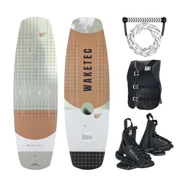 Waketec Wakeboard Komplett-Set Play STD, Bindung Onset, Leine Combo, Weste Sportsman