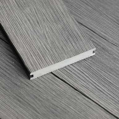 "WPC Massivdielen Komplettset - Langlebige Terrassen- und Gartenbeläge in Holzoptik mit einfacher Installation" (Anthrazit, 10 m²)