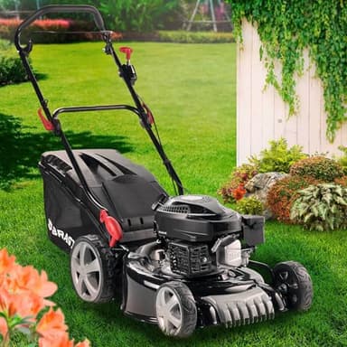 BRAST® Benzin Rasenmäher | 3,5kW(4,76PS) | 46cm Schnittbreite | viele Modelle | TÜV | 4 Takt OHV Motor | 30-80mm Schnitthöhe | 60L Fangkorb | Stahlgehäuse | 18170 ECO
