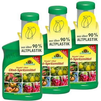3 x 250 ml Neudorff Neudo-Vital Obst-Spritzmittel