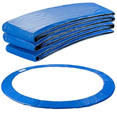 Arebos Trampolin Randabdeckung Federschutz Ø 427 cm | Trampolin Randschutz | Trampolinzubehör aus PVC und PE | Reißfest | Federabdeckung 100% UV-beständig & wasserabweisend | Blau